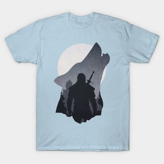 The Song of the White Wolf T-Shirt by shewantedstorm